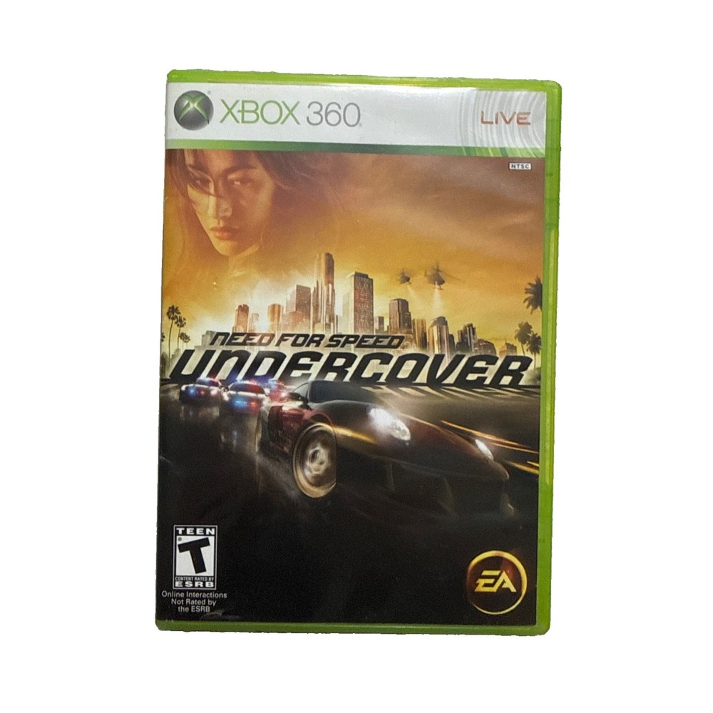 Need for Speed: Undercover Microsoft Xbox 360, 2008 Complete CIB